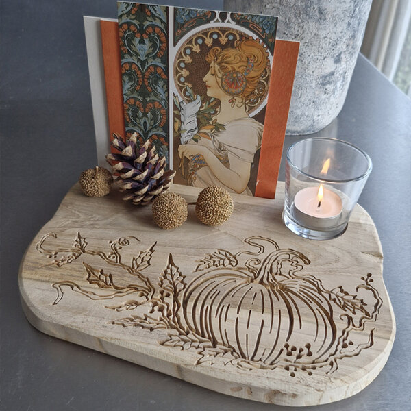 Moodplank Pompoen, Medium