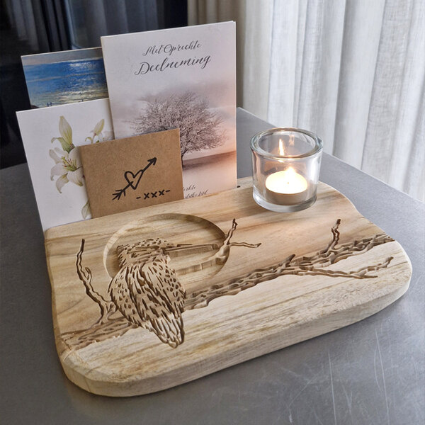 Moodplank Ijsvogel, Medium