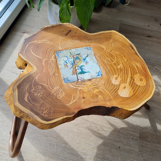 Tegeltafel Vogel