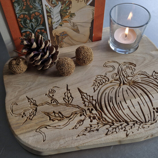Moodplank Pompoen, Medium